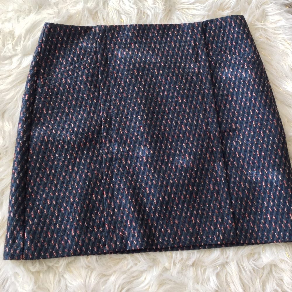 Loft Jacquard Shift Skirt Size 14